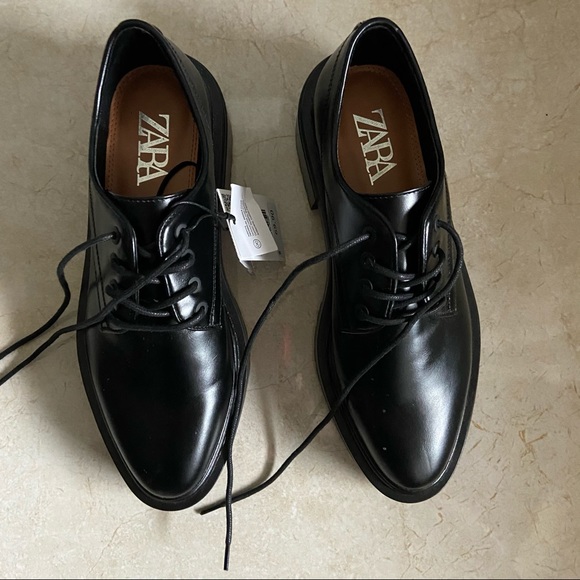 Zara  low Heeled lug sole shoes - Picture 10 of 11